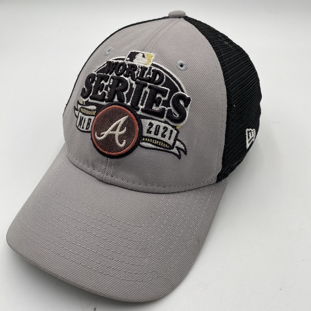 New Era 9FORTY Atlanta Braves 2021 World Series MLB Black Snapback Hat Cap